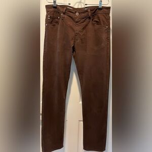 AG Graduate Sueded Tailored Leg Jeans. 32X34